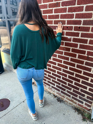 Forest green long sleeve
