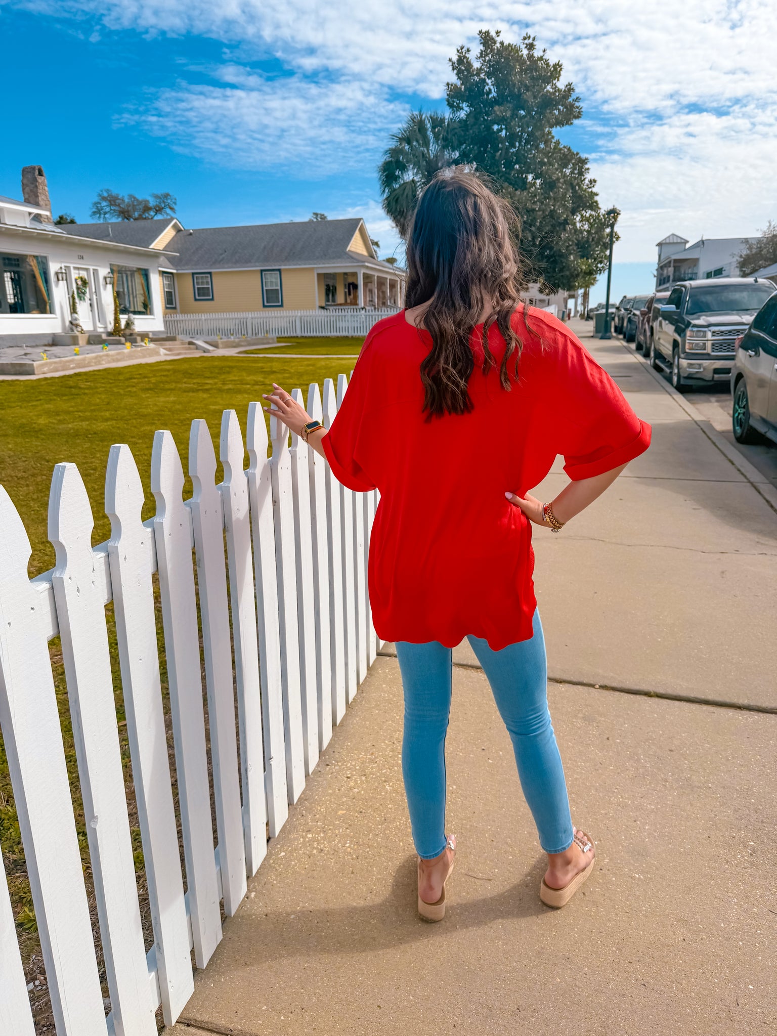 Red Blouse