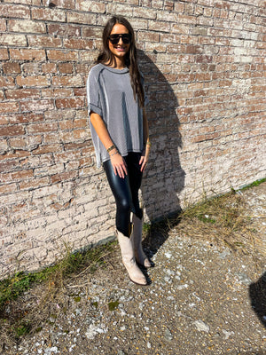 Lavish Ribbed Top