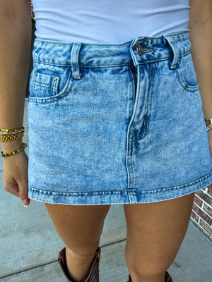 Denim Dream Skort