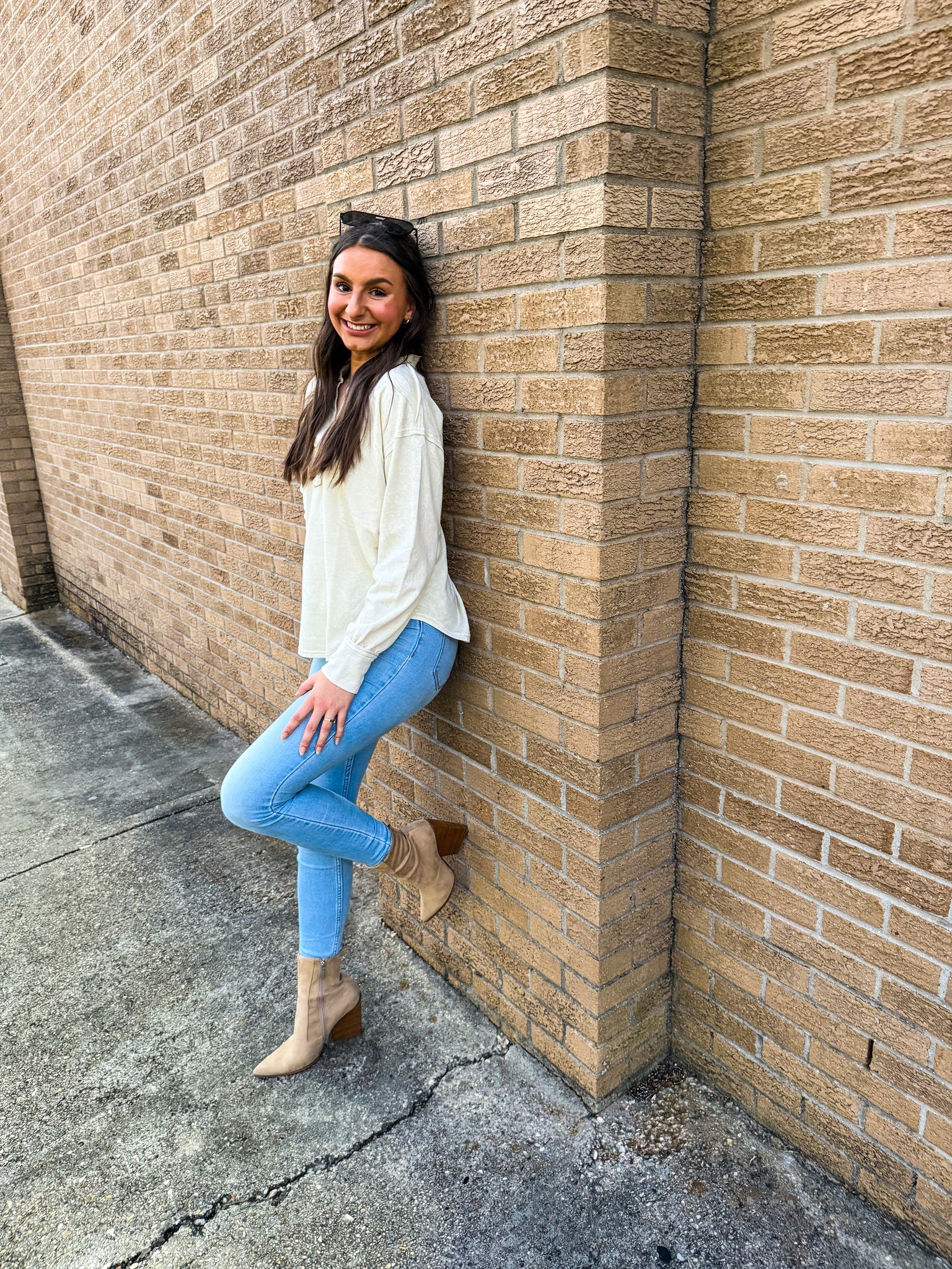 Beige Long Sleeve (Small Left)