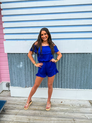 Off the shoulder Romper