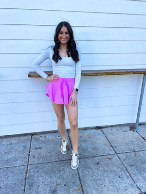 Bright Mauve Skort
