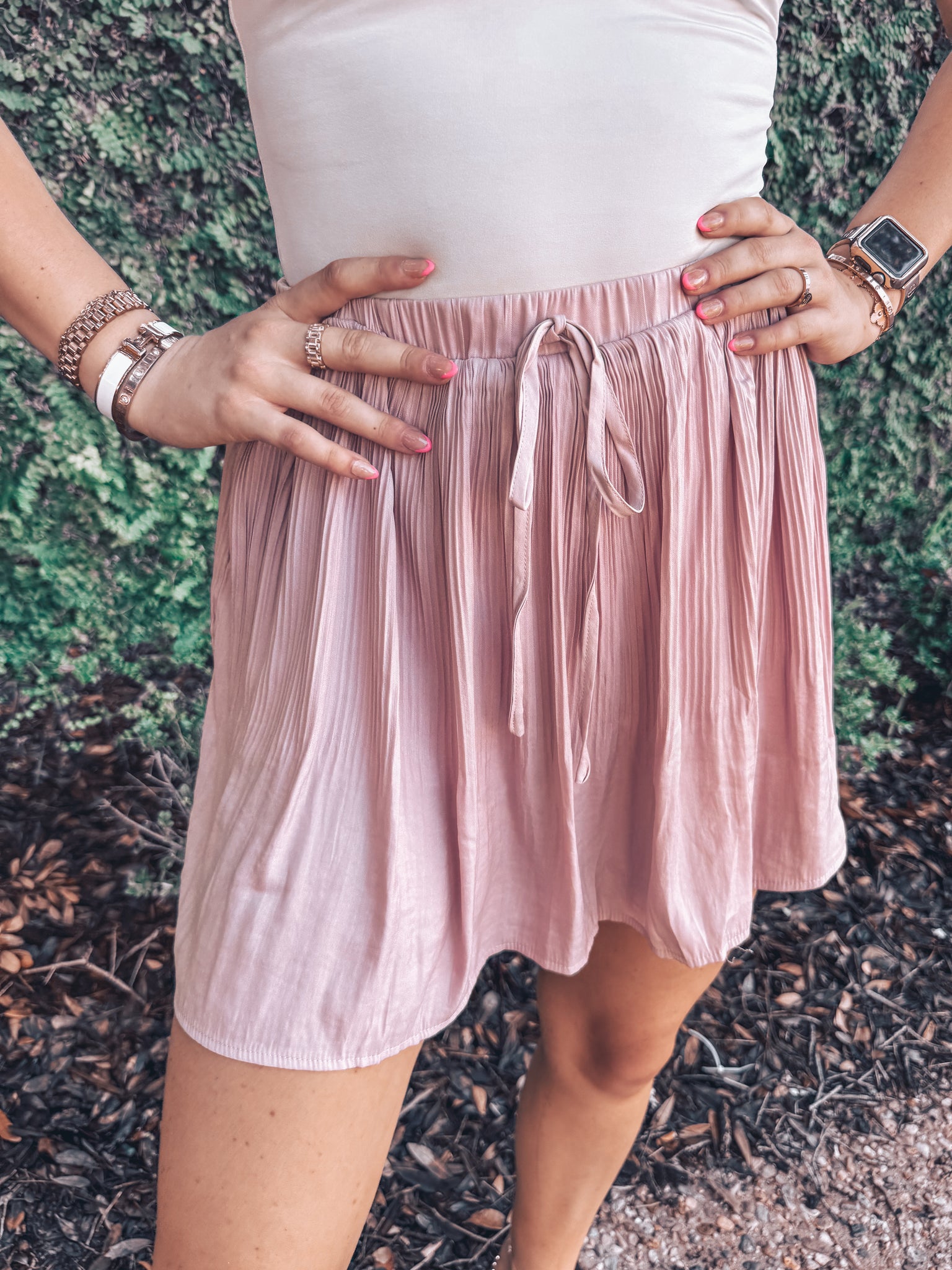 Blush Drift Skort