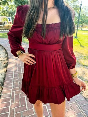 Cabernet Charm Dress