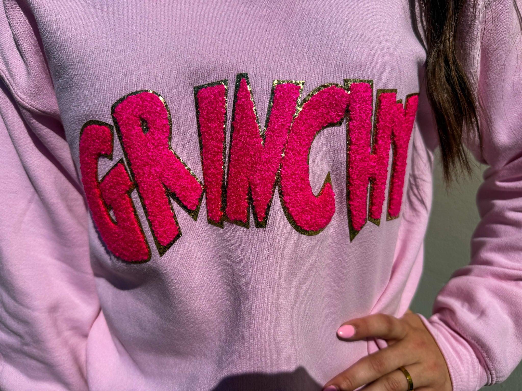 Grinchy Sweater (Small Left)