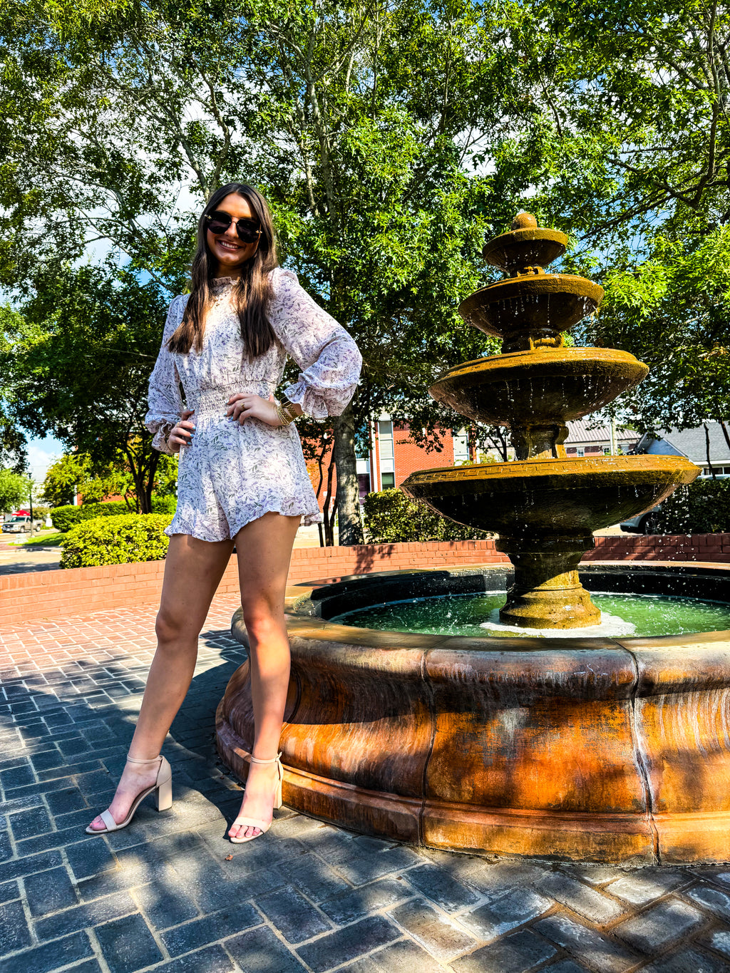 Lavender Bloom Romper