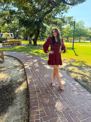 Cabernet Charm Dress
