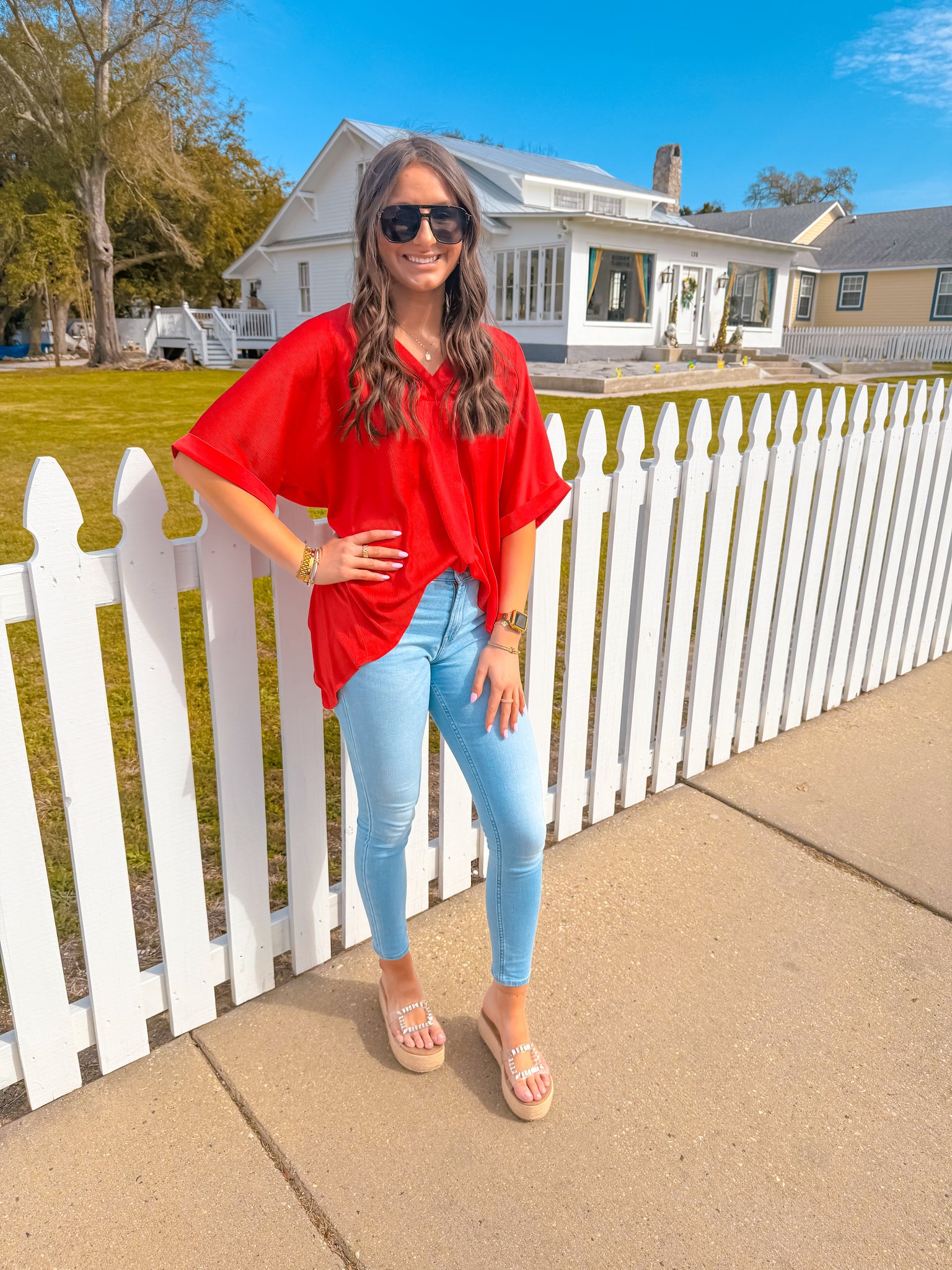 Red Blouse