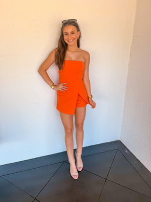Tangerine Twist Romper