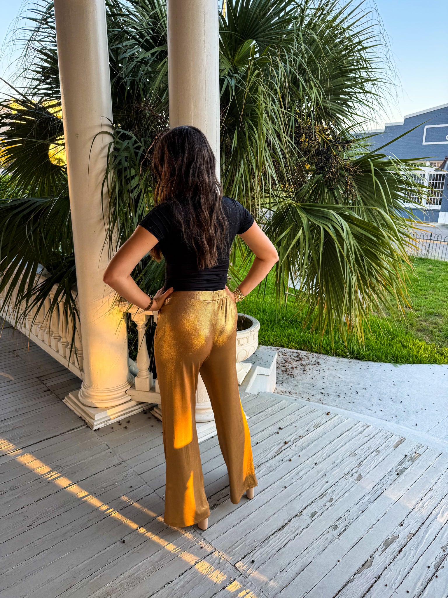 Gold Luxe Pants
