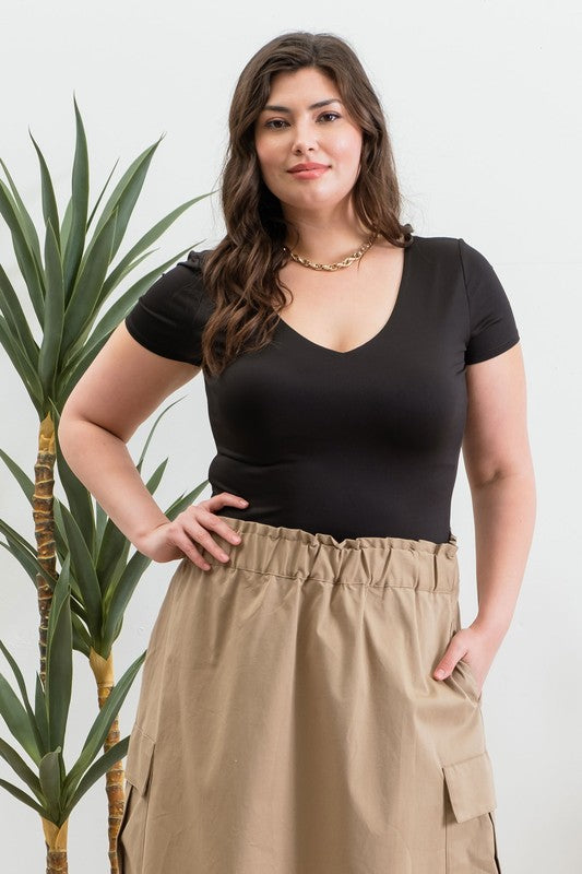 Double Lined Bodysuit (Curvy)