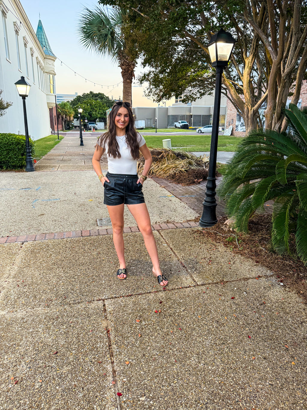 Luxe Leather Shorts