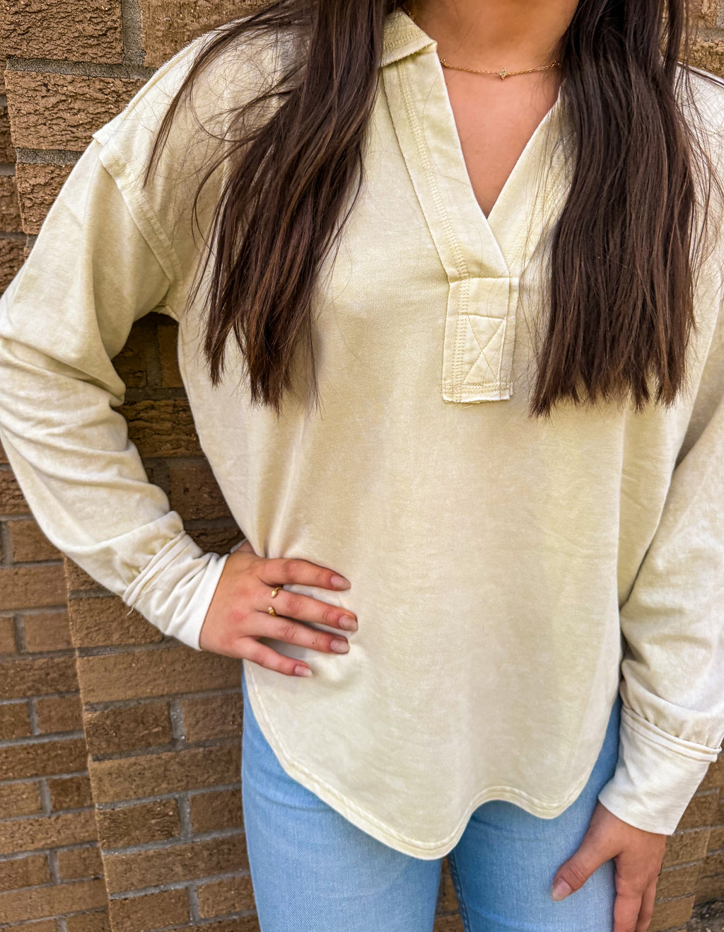 Beige Long Sleeve (Small Left)
