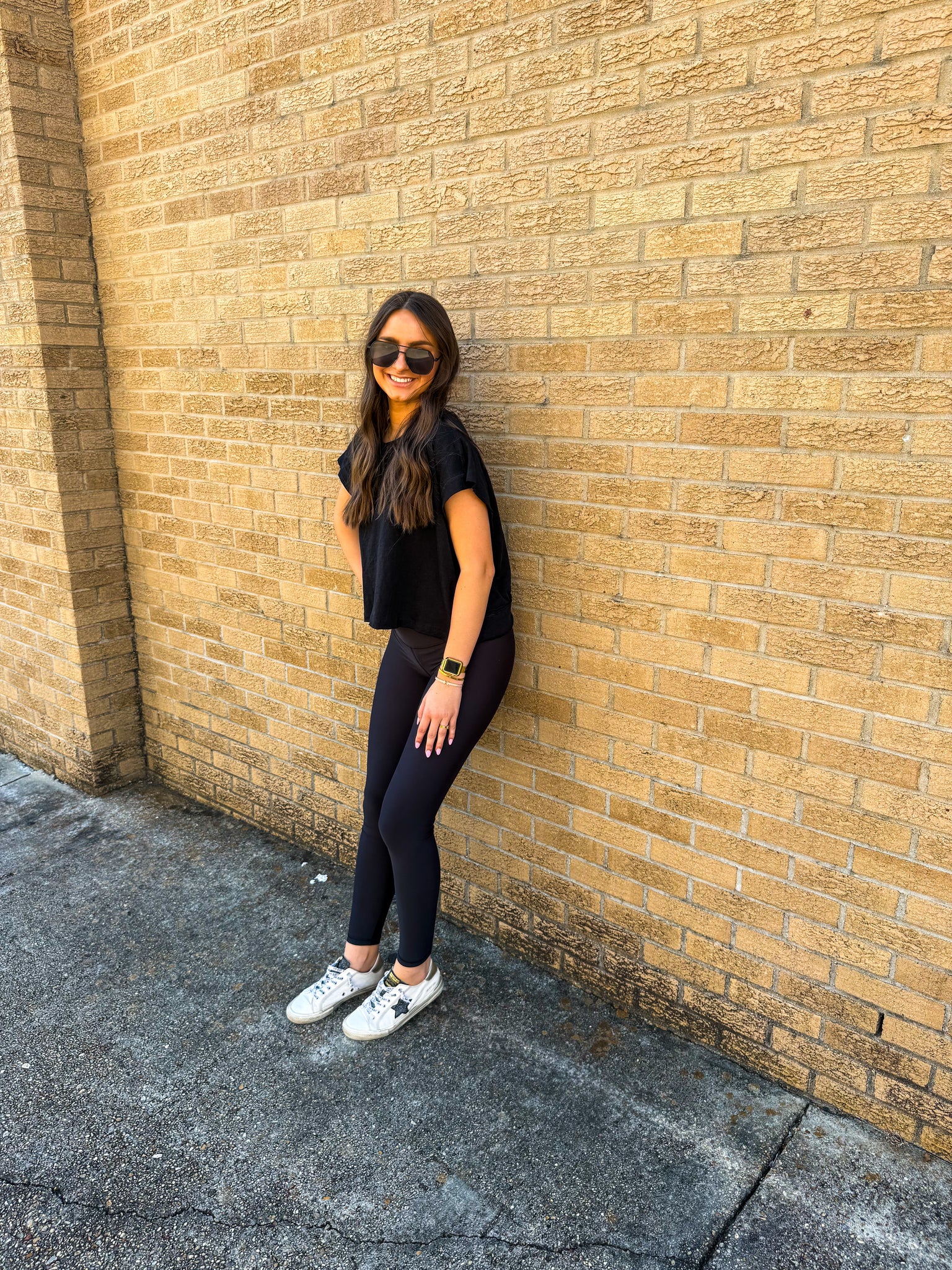 Open Back Short Sleeve Top