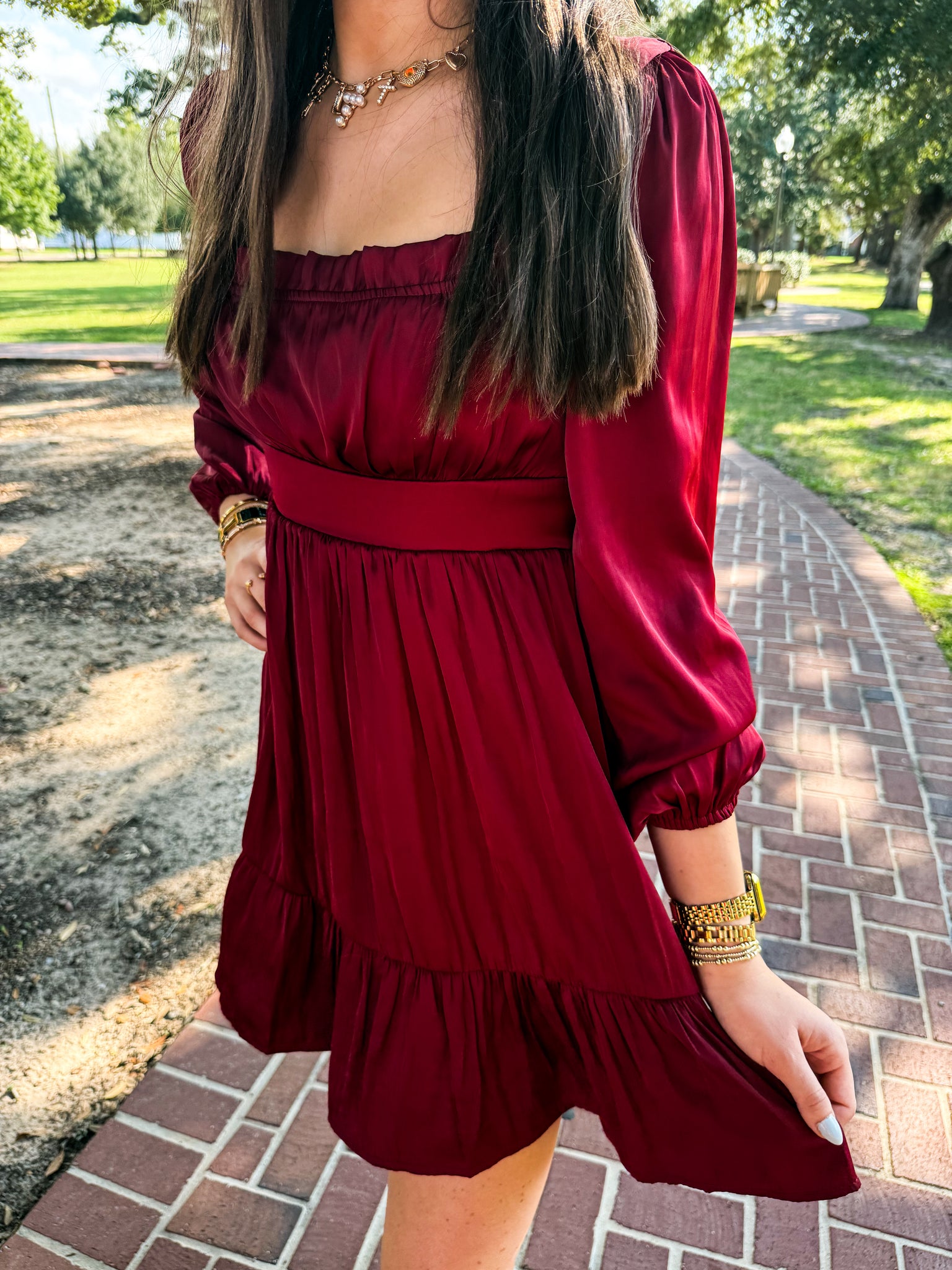 Cabernet Charm Dress