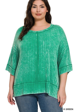 Kelly Green Top (plus)