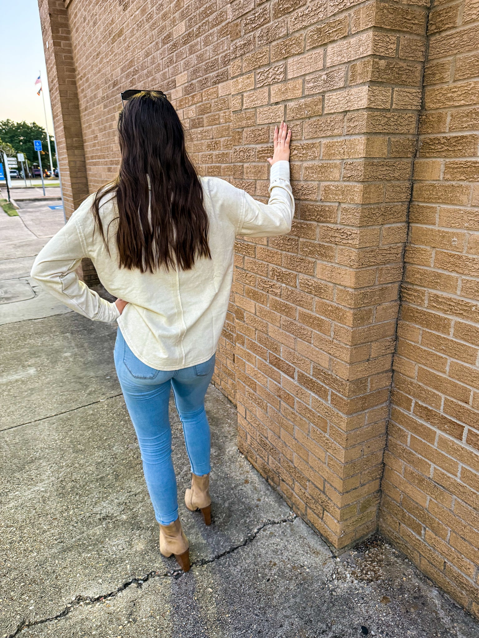 Beige Long Sleeve (Small Left)