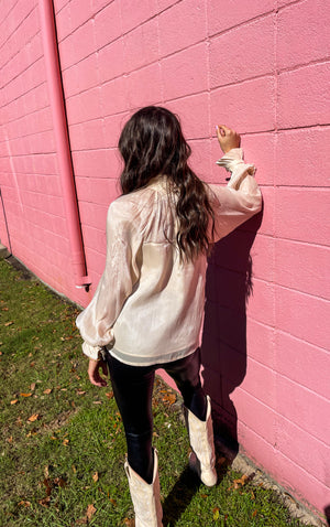 Champagne Toast Blouse