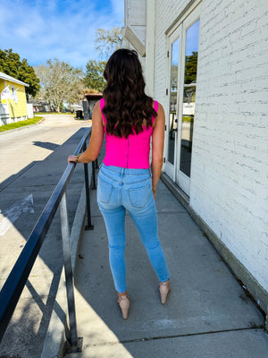 Pink Corset Top (Small Left)