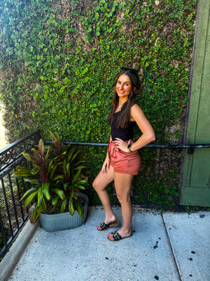 Autumn Satin Shorts