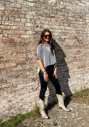 Lavish Ribbed Top