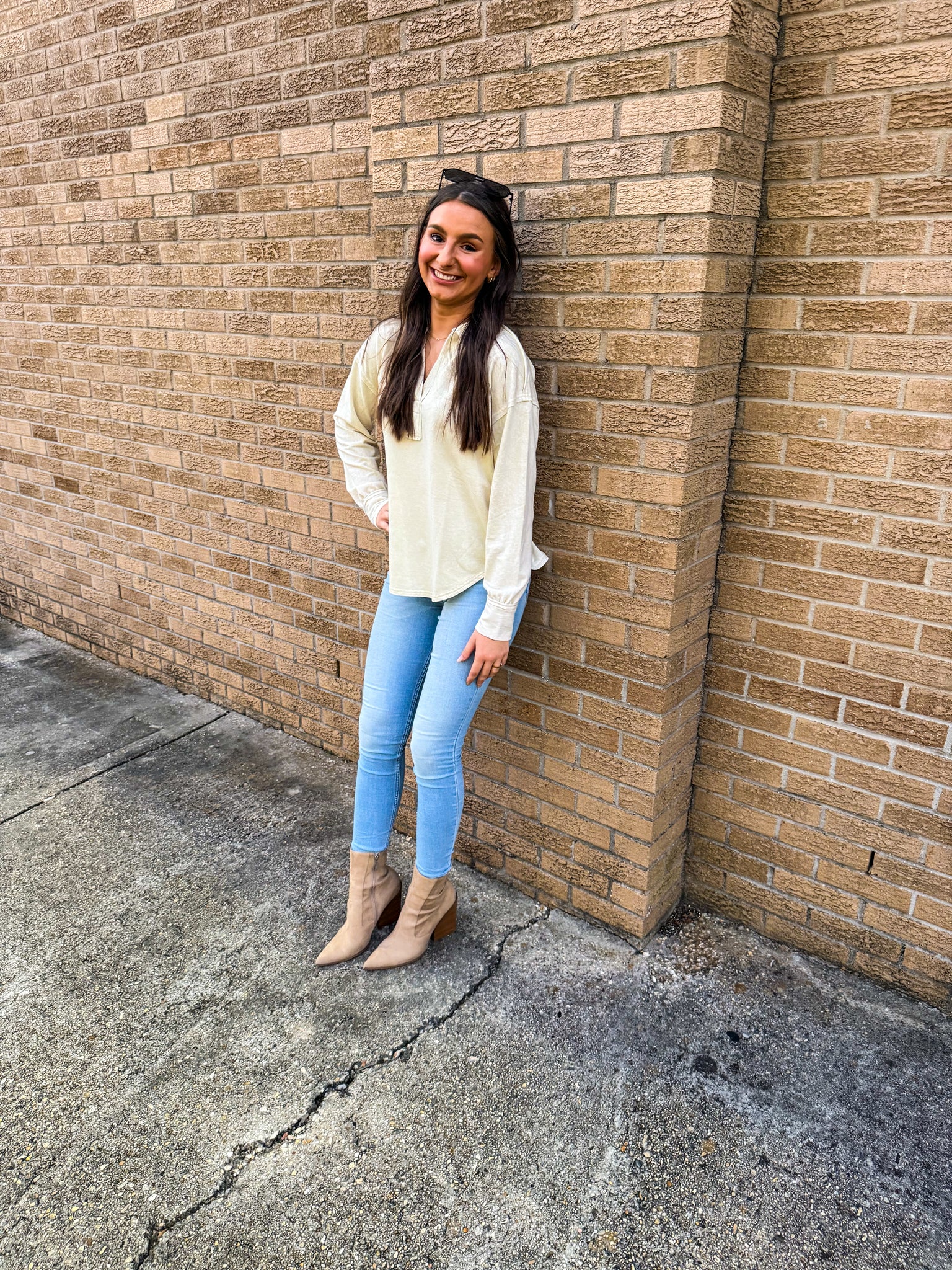 Beige Long Sleeve (Small Left)