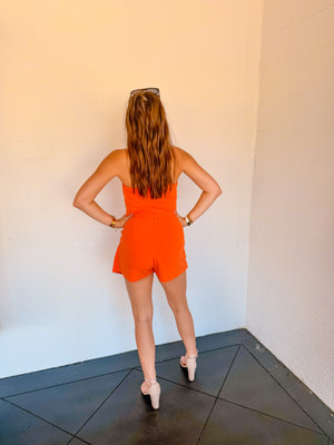 Tangerine Twist Romper