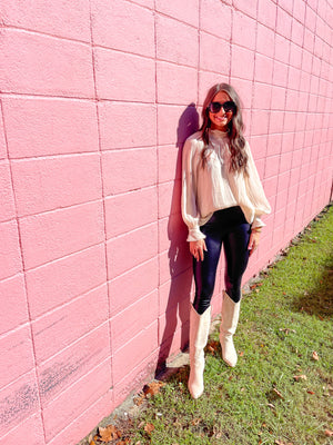 Champagne Toast Blouse