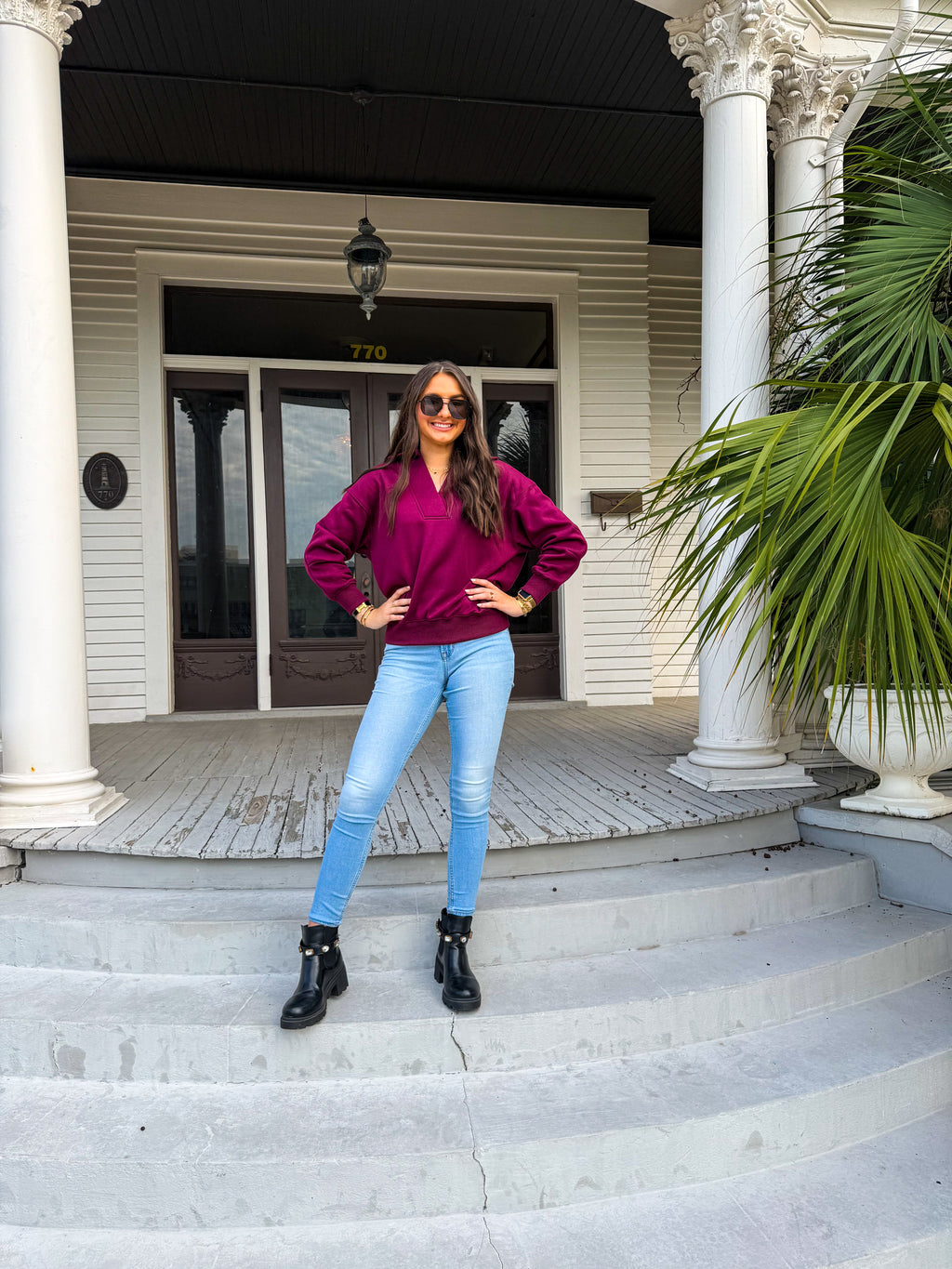 Burgundy Bliss Sweater