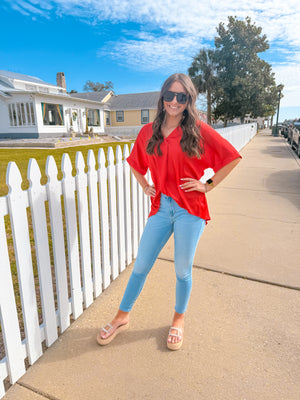 Red Blouse