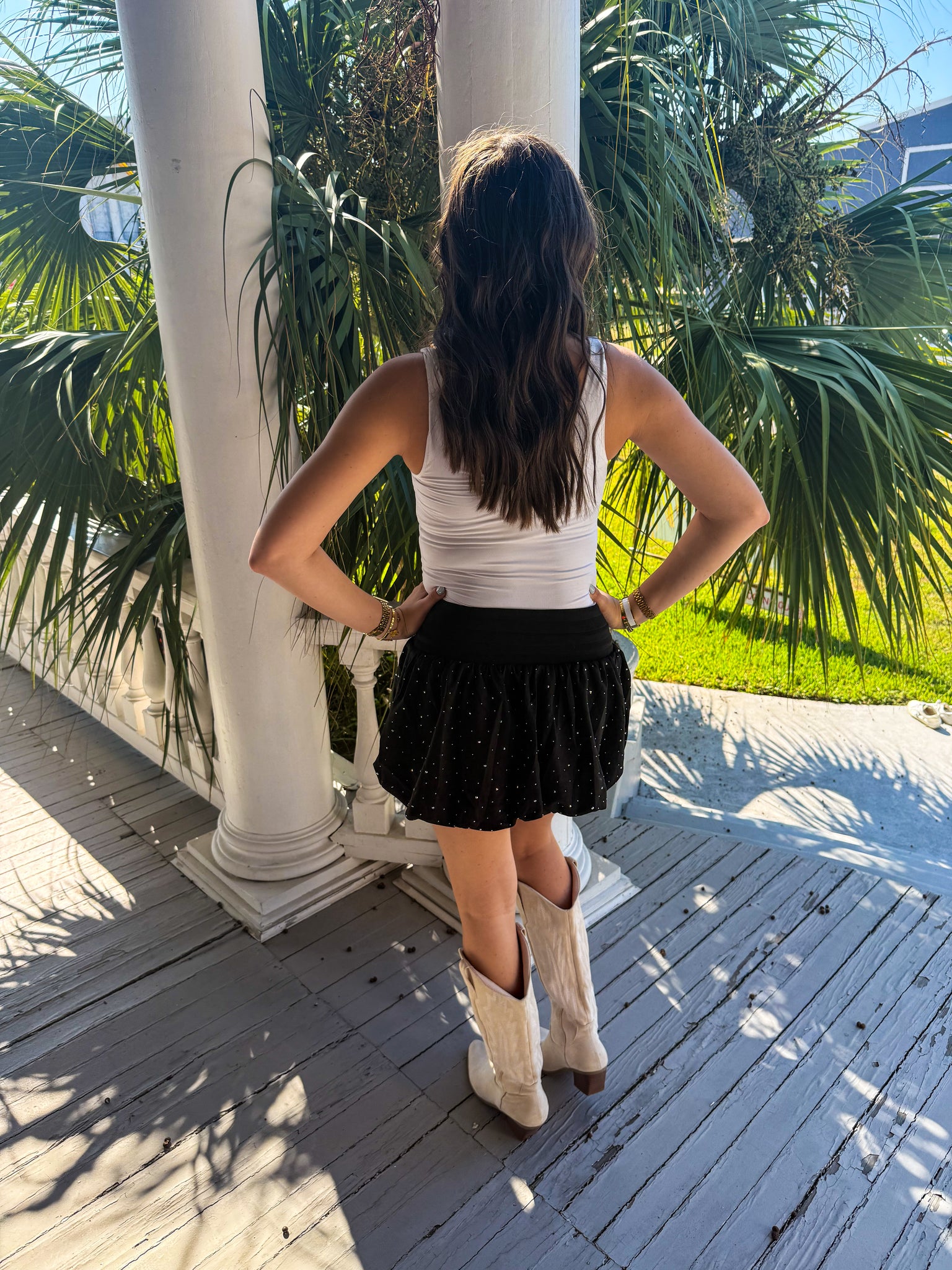 Bedazzled Bubble Skirt