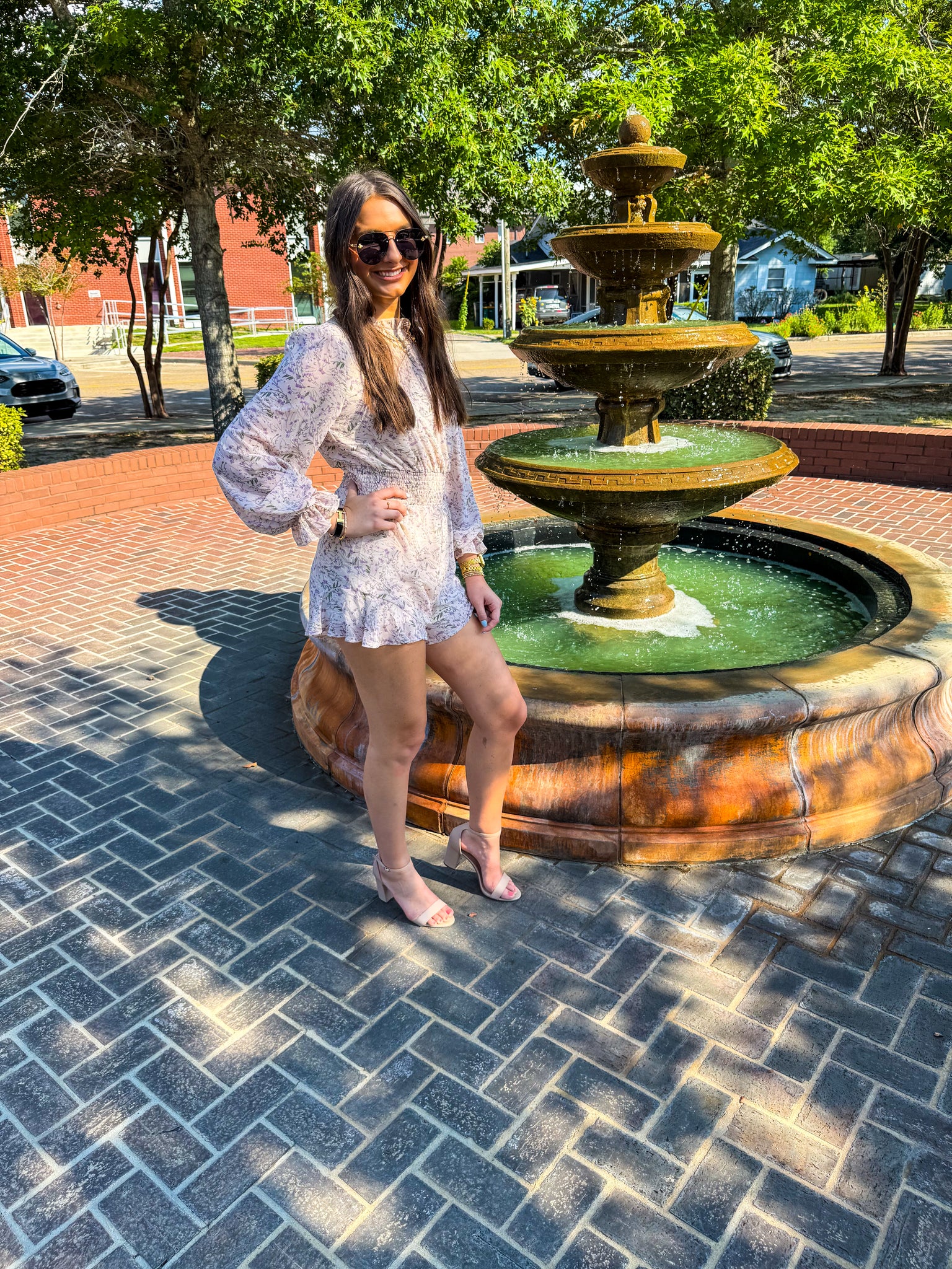Lavender Bloom Romper