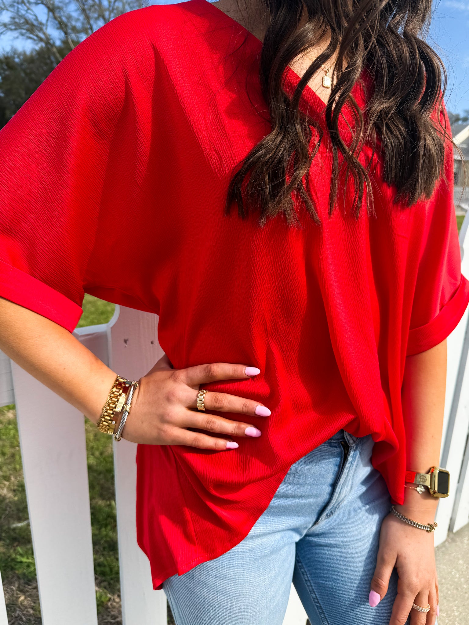 Red Blouse