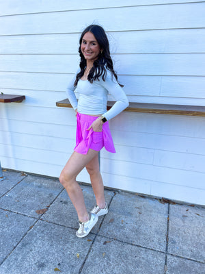 Bright Mauve Skort