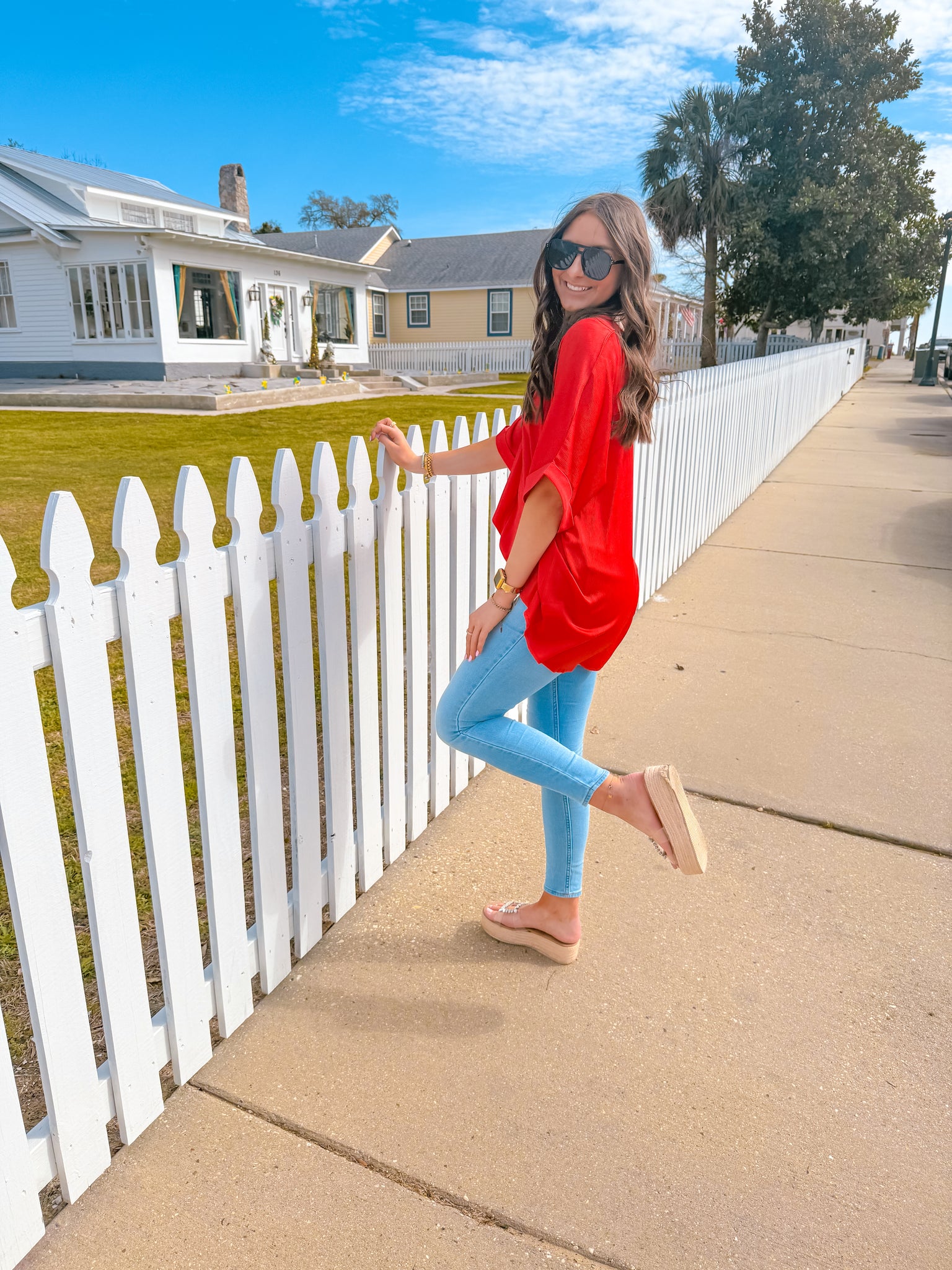 Red Blouse