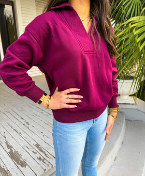 Burgundy Bliss Sweater