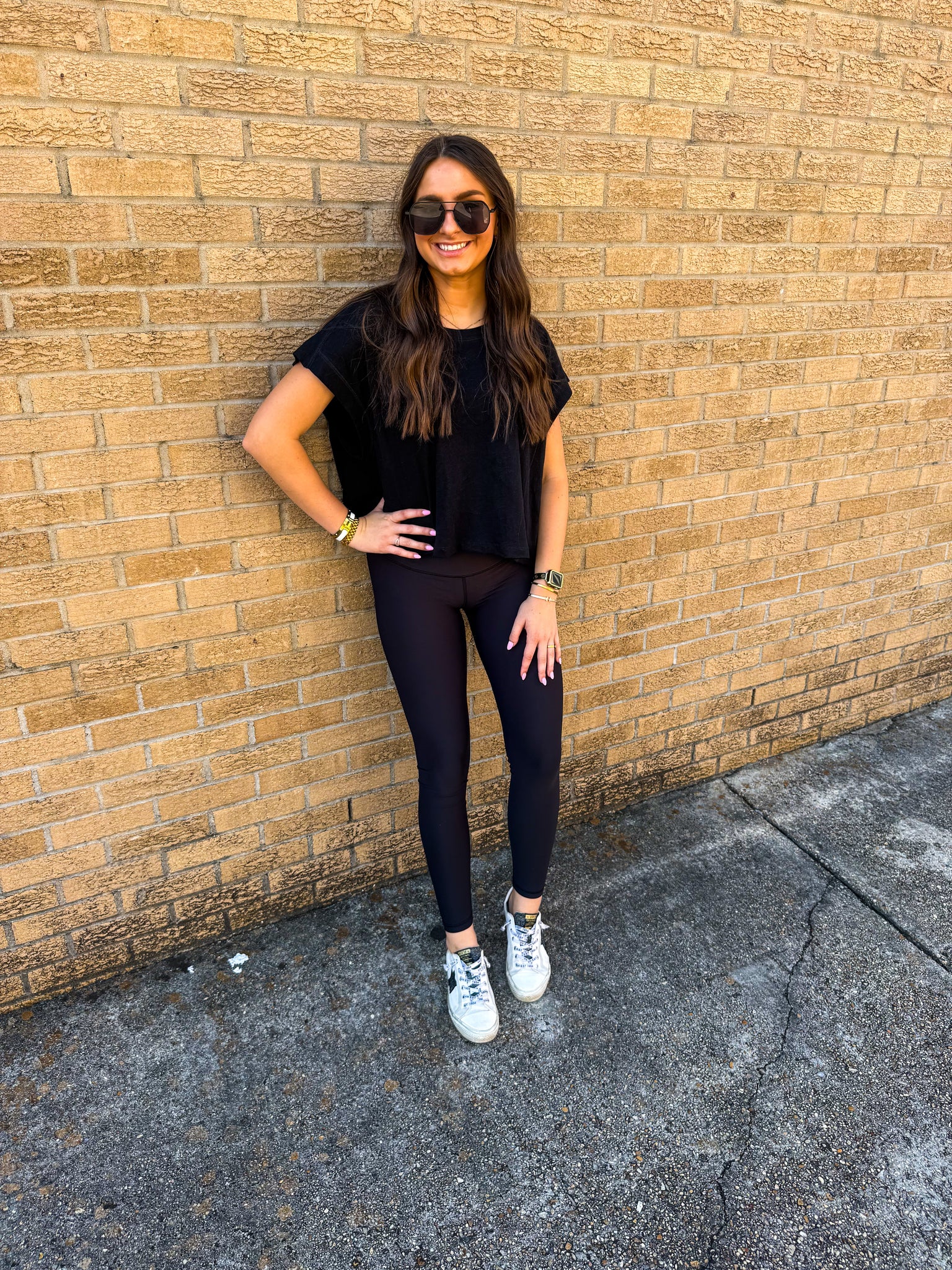 Open Back Short Sleeve Top